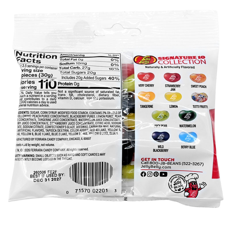 Jelly Belly Signature 10 Collection 3.5oz Bag