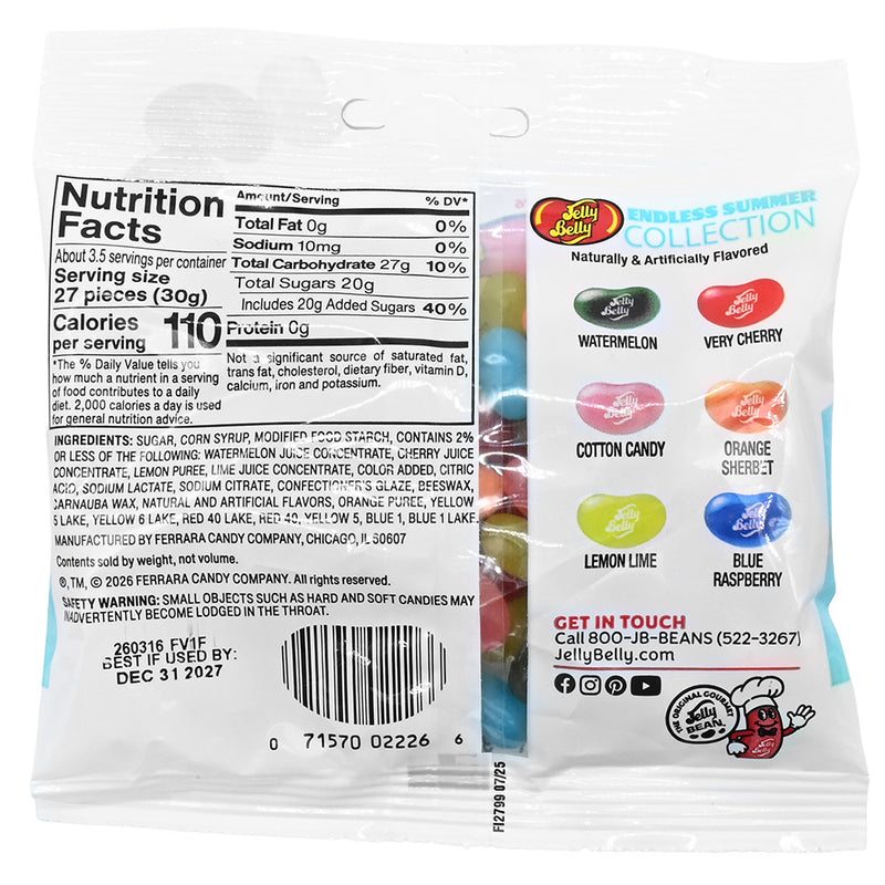 Jelly Belly Endless Summer Collection 3.5oz Bag