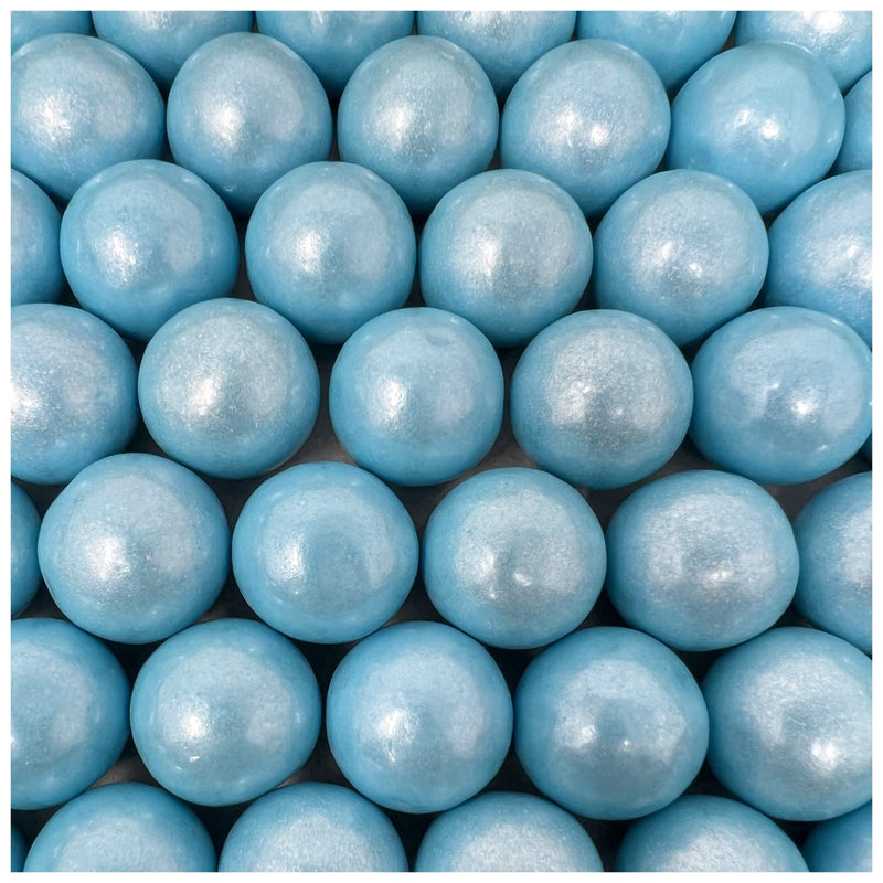 Albert's Color Splash Gumballs Shimmer Light Blue 2 lb 6 Count Case
