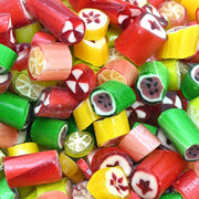Christmas Cut Rock Candy Assorted Flavors Festive Hard Candy Mix 5 lb