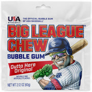 Big League Chew Outta Here Original Bubble Gum, 2.12 oz, 3 Pack