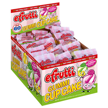 eFrutti Gummi CupCake 60ct Box