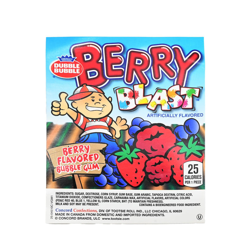 Dubble Bubble .92 Inch Berry Blast Gumballs 5 lb