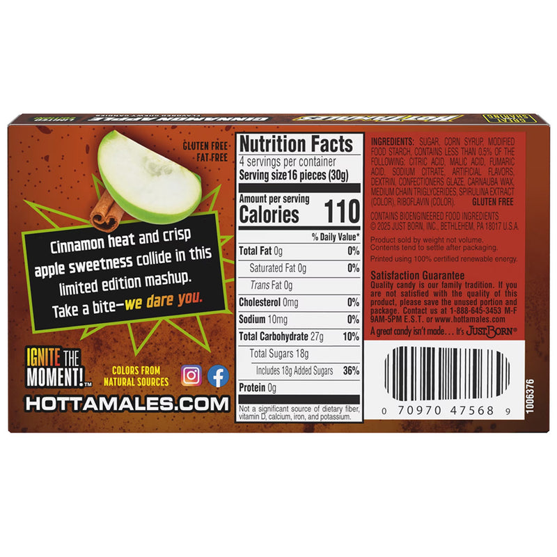 Hot Tamales Cinnamon Apple Theater Box 4.25oz