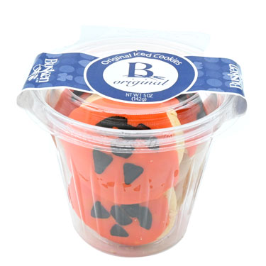 Busken Iced Cookies Pumpkin Cup 5oz