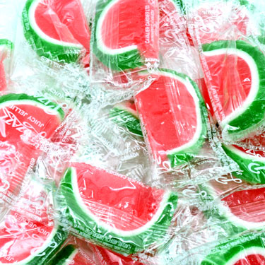 Cavalier Candies Wrapped Watermelon Jelly Slices 1 Lb