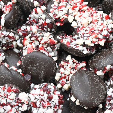 Reppert's Dark Chocolate Peppermint Crunch Drops 1lb