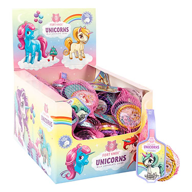 Fort Knox Unicorn Coins plus Stickers 18ct Box