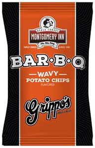 Grippos Montgomery Inn Wavy BBQ Potato Chips 2.75oz Bag