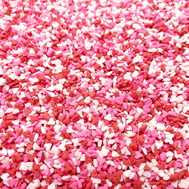 Candy Retailer Mini Valentine Heart Shaped Cupcake Sprinkles 4 oz.