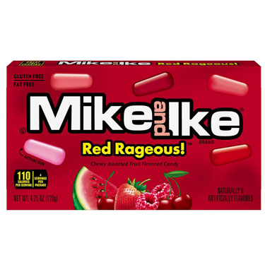 Mike and Ike Red Rageous 4.25oz Theater Box