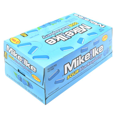 Mike and Ike Sour Blue Raspberry 24ct Box