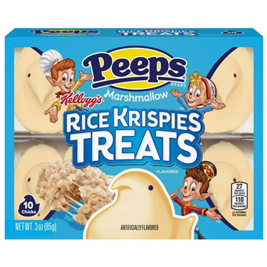 Peeps Easter Rice Krispie Treat Flavored Chicks 3oz Box