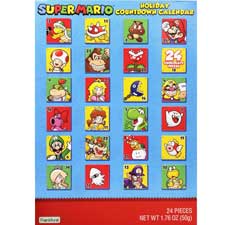 Christmas Super Mario Countdown Calendar 1.76oz