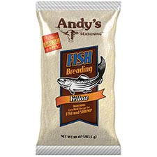 Andys Seasoning Yellow Fish Breading 10oz Bag