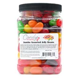 Candy Retailer Jumbo Jelly Beans Assorted 2 Lb