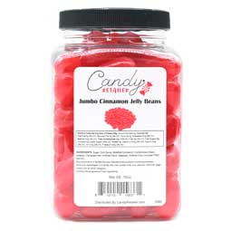 Candy Retailer Jumbo Jelly Beans Cinnamon 1 Lb