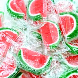 Cavalier Candies Wrapped Watermelon Jelly Slices 1 Lb