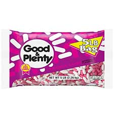 Good and Plenty Licorice Fat Free Candy 5Lb Bag