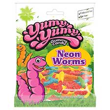 Kervan Neon Worms 4.5oz Bag