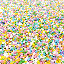 Candy Retailer Easter Mini Pastel Sequin Shaped Confetti Cupcake Sprinkles 4oz