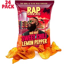 RAP SNACKS Rick Ross Sweet Chili Lemon Pepper 2.5oz Bags 24ct Box
