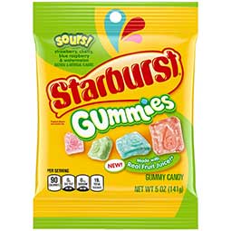 Starburst Gummies Sours 5oz Bag