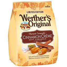 Werthers Original Soft Cinnamon Creme Caramels 7.4oz Bag Expires March 31st 2025