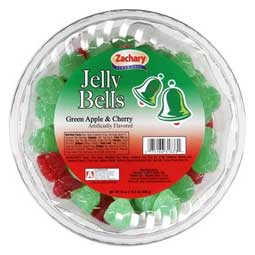 Zachary Christmas Jelly Bells 24oz Tub