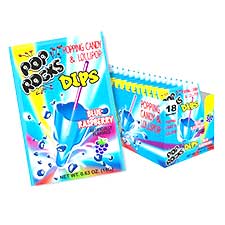 Pop Rocks Dips Blue Raspberry 18ct Box