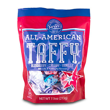 Sweets Salt Water Taffy All American 7.5oz Bag