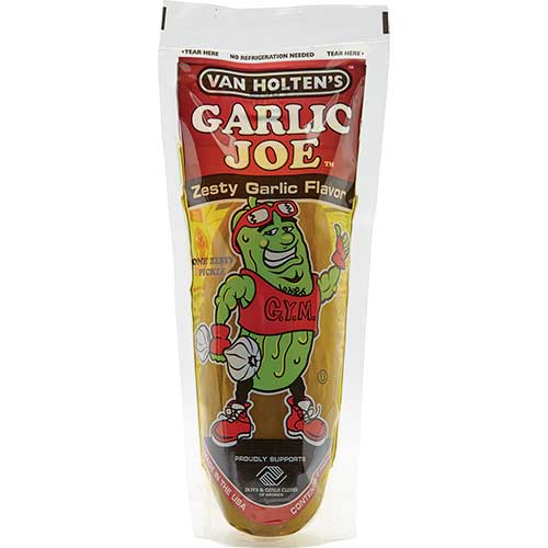 Van Holten's Garlic Joe Pickles 12ct Box - CandyRetailer.com