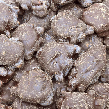 Zachary Dark Chocolate Caramel Peanut Clusters 1 Lb